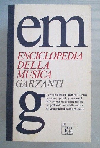Enciclopedia garzanti della - enciclopedia,