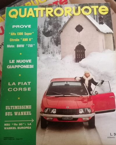Quattroruote rivista anno 1971 - quattroruote,