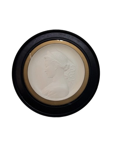 Antica targa italiana gesso - targa, in