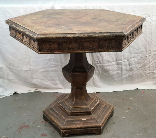 Tavolo esagonale legno - tavolo,