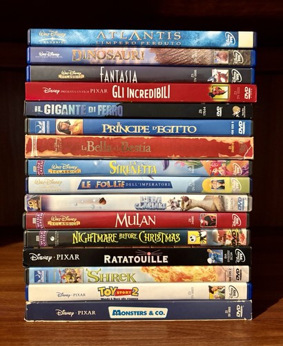Lotto dvd animazione - 16,