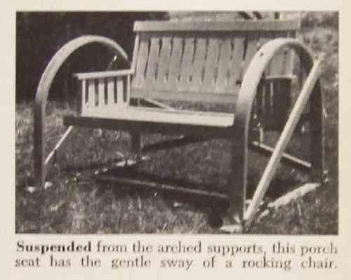 Porch swing seat 1948 howto - swing,