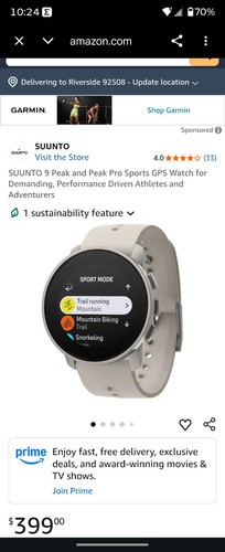 Suunto peak gps - peak,
