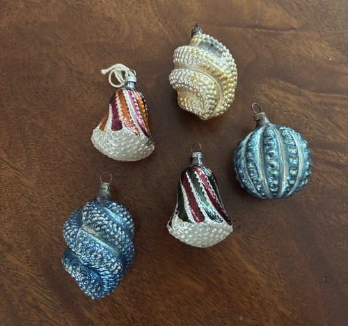 Cinque ornamenti natalizi - ornamenti,