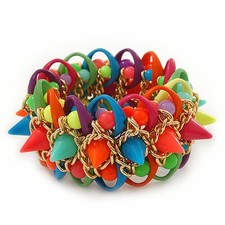 Multicoloured Acrylic Bead