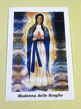MADONNA DELLO SCOGLIO PREGHIERA - Santino - Holy Card - immagine sacra