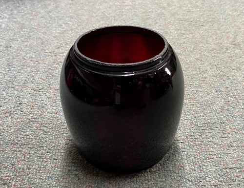 Vintage red glass - vintage, globe