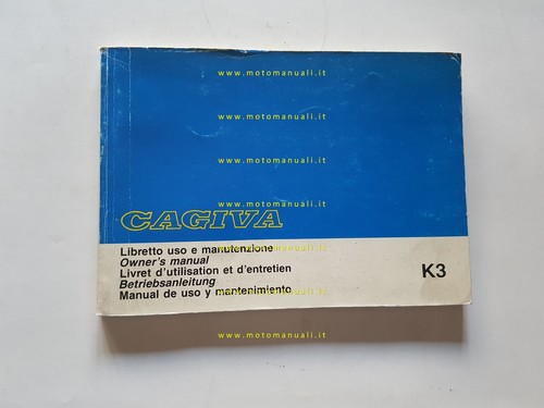 Cagiva 1990 manuale - 1990, uso