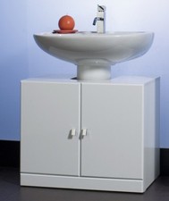 Mobile da arredo PER BAGNO copricolonna COPRI COLONNA BIANCO LACCATO MOBILI