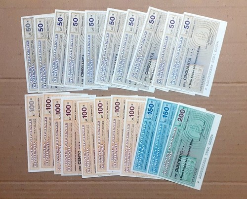 Lotto miniassegni fior - 21,