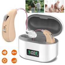 Amplificatore acustico USB apparecchi acustici digitali apparecchio audio ergonomico con display digitale