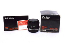 Obiettivo manuale Vivitar 28mm F2.8 per PRA/B