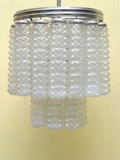 LAMPADARIO VETRO E METALLO