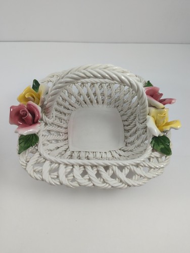 Cesto vintage porcellana - cesto,