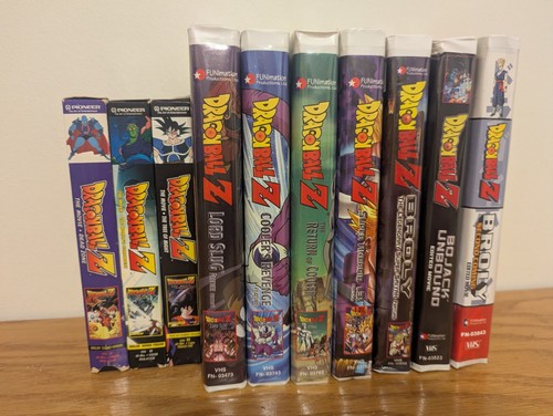 Dragon ball vhs lot - -,
