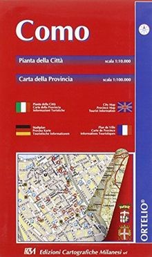 Como pianta della - pianta, città
