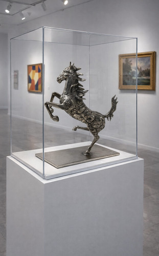 Scultura cavallino rampante - scultura, "cavallino