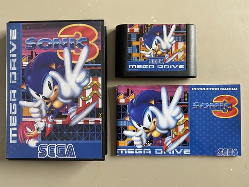 Sonic sega megadrive pal - 3,, megadrive,
