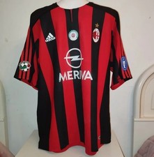 Milan Nesta Match Worn Shirt Jersey Serie A Indossata Autografata 2003/2004