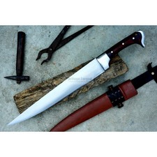 Coltello machete BAUERNWEHR lama acciaio al carbonio fatto a mano personalizzato | coltello da caccia campeggio