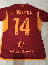 MAGLIA INDOSSATA MATCH WORN SHIRT UNWASHED DIRTY  LLORENTE R.14 ROMA VS JUVENTUS