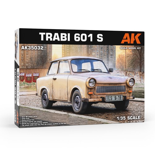 Trabi 601 scale model kit - s, by