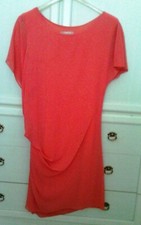 Casacca / tunica colore corallo, Tg. 42 Italia,40 Spagna,38 Francia. Tg. M/L.