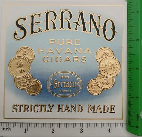 Serrano etichetta scatola - -,