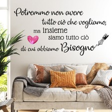 Adesivi murali frasi parete - adesivi,