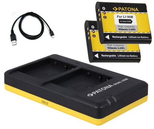 Batteria doppio - x, +