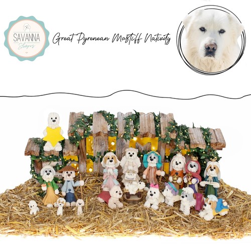 Grande set presepe - , cani