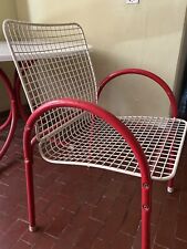 Set Tavolo Da Giardino  e 4 Poltroncine EMU Vintage  anni 70 - Modernariato