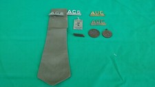 MILITARIA LOTTO ACCESSORI UNIFORME VOLANTINO ACS MEDAGLIE ANNI 60 70 COLLEZIONE