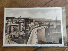 ALBISSOLA SAVONA CARTOLINA ANIMATA FP BN VGT 1939 STRADA NUOVA