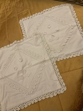 Coppia Copri cuscini Bianchi