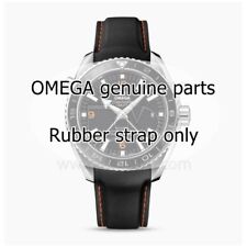 OMEGA cinturino caucciù Nero e arancio 21mm Seamaster Planet Ocean 43.5mm 232.32