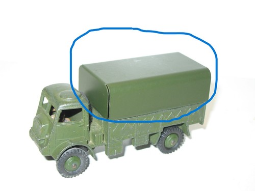 Dinky toys bache capote - dinky,
