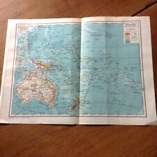 Vecchia cartina Oceania 1941