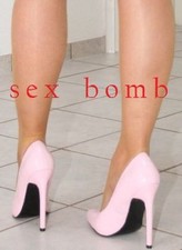 SEXY scarpe decolte rosa TACCO