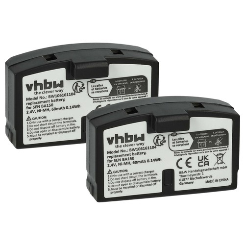 Batteria per sennheiser rs - 2x,