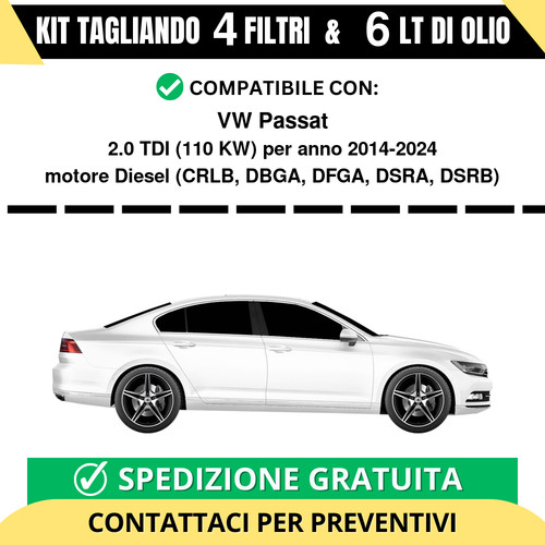 Tagliando per passat 0 - vw,