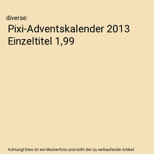 Pixi-Adventskalender 2013