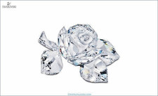 Cristallo Swarovski "ROSE BLOSSOM" come nuovo - scatola originale e certificato.