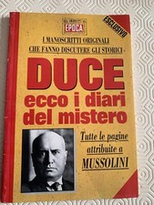 Libro Duce ecco i diari del mistero