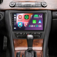 Autoradio Android 14 per Mercedes Benz CLS E-Class W211 W219 GPS WIFI RDS 4+64GB