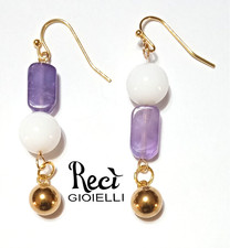 orecchini unisex con pietre