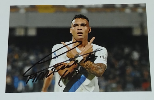 Autografo lautaro martinez - autografo,