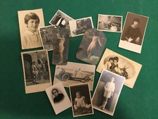 Fotografie d’Epoca nudi e ritratti Lotto 14 Pezzi