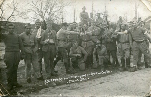 Carte photo soldats è - carte,