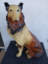 Statua Scultura Cane in Resina 65 cm Vintage